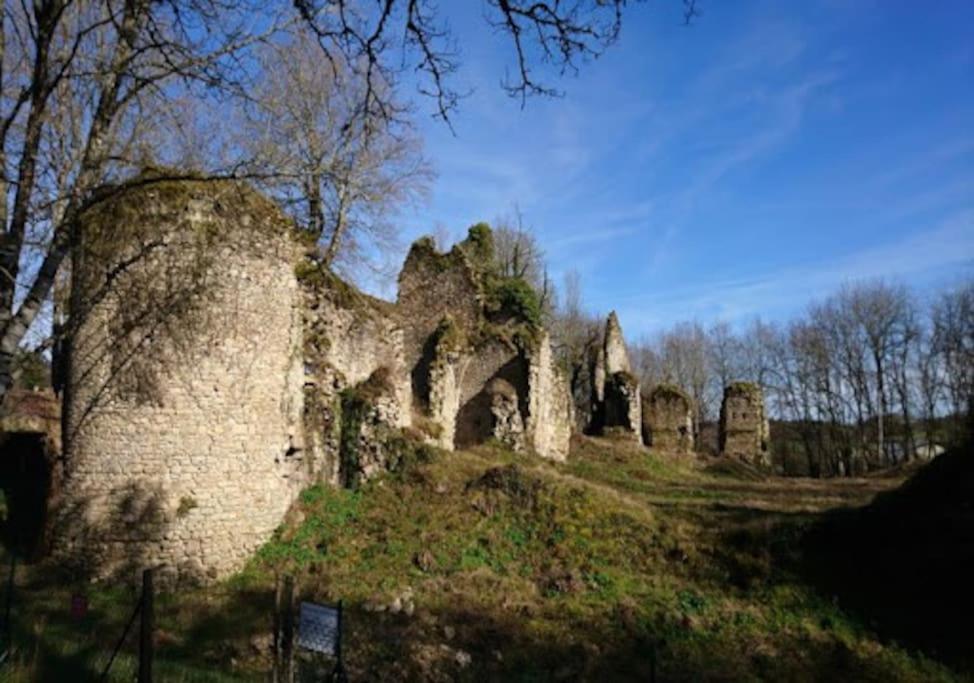 Cottage By The Chateau With Pool In National Parc Les Salles-Lavauguyon Exterior photo